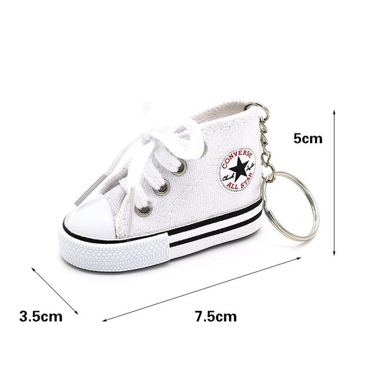 Shoe keychain - Mini Hi Top - Sneaker Tennis