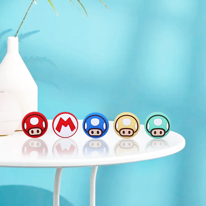 Super Mario Console - Silicone Thumb Button -  Accessories Controller Stick  Cover