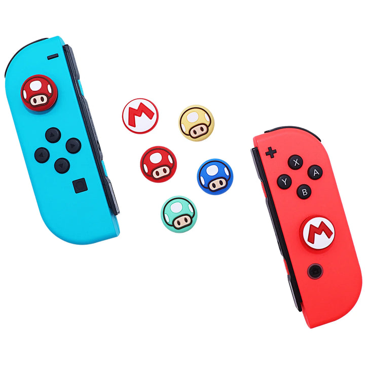 Super Mario Console - Silicone Thumb Button -  Accessories Controller Stick  Cover
