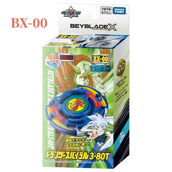Original Takara Tomy Beyblade X BX-00 Booster Dranzer Spiral 3-80T