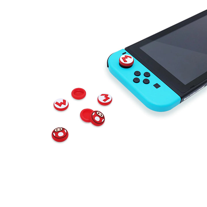 Super Mario Console - Silicone Thumb Button -  Accessories Controller Stick  Cover